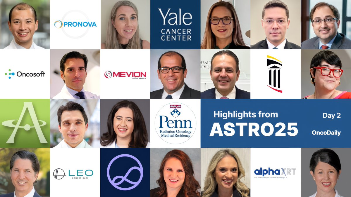oncodaily's tweet photo. Highlights from ASTRO25 Day 2 
@SameerKeoleMD @YaleCancer @VictorLeeYSM @TamerRefaatMD @JordanJ65544091 @DanTrifMD @MevionMedical @alongi_filippo @EChrisDee @MSKCancerCenter @alphaXRT @DrSpratticus @OrlaCashman @PennRadOnc @IvyRadOncMD @ARRO_org @BLawenda @UMarylandRadOnc @AlexisNarvaezMD @lumonusoncology @Leo_Cancer_Care @ProNovaSolution @KateMRGuidance @KateMRGuidance @fumikochino @MorganSLevy @StephDudzinski @DC_cjmwilliams 

https://t.co/TFoJ1A8sgu 

#Cancer #Medicine #Health #Oncology #OncoDaily #ASTRO25 #MedX #MedNews #MedEd #RadiationOncoogy #RadOnc