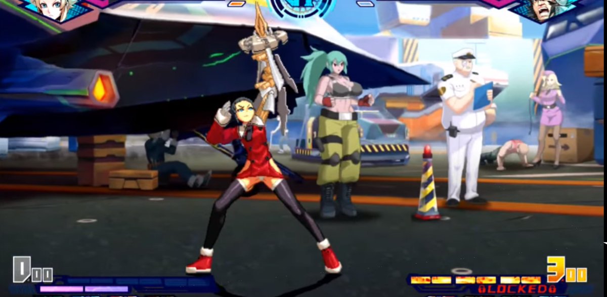 Sairento__Hiru's tweet image. Some screenshots of Lupinus (Alt color) from Chaos Code Nemesis Experiment, Destruction chaos finish victory pose 

#ChaosCode  #CCNEXT
#カオスコード