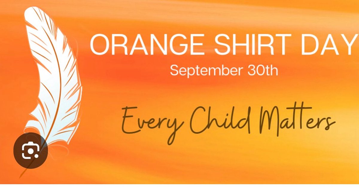 #OrangeShirtDay Students &amp; staff are encouraged to wear an orange shirt to honour the survivors and stories of residential schools and to show that Every Child Matters. Let’s come together in respect, learning, and remembrance. Students - please wear St.Mikes uniform pants.