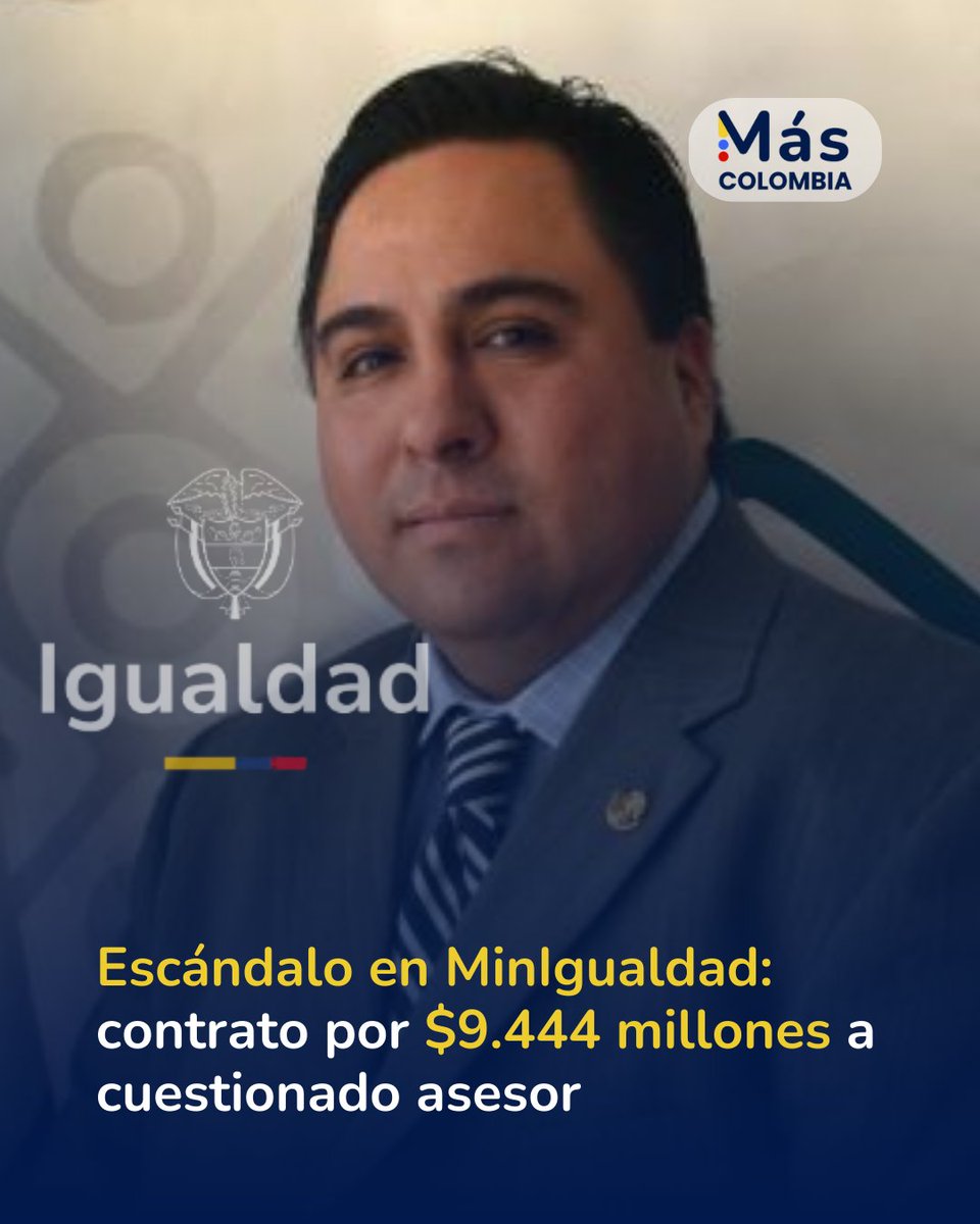 🚨 El <a href="/MinIgualdad_Col/">Ministerio de Igualdad y Equidad de Colombia</a>  alista un convenio por $9.444 millones con Germán Trejo, asesor con denuncias en 6 países.