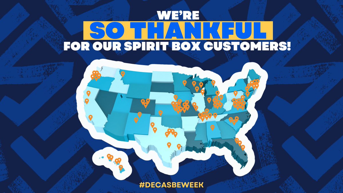 spiritboxnation's tweet image. We’re so thankful for our DECA Spirit Box schools this #DECASBEWeek!
You’re turning vending into entrepreneurship, leadership, and growth. 💼
#CTEready #StudentEntrepreneurs
🔁 Tag your chapter below!