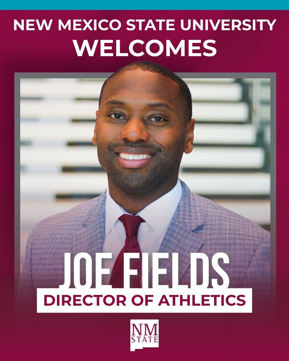 New Mexico State University is excited to welcome our new Director of Athletics, Joe Fields. 

To read more about Fields, visit bit.ly/472auYk

#AggieUp