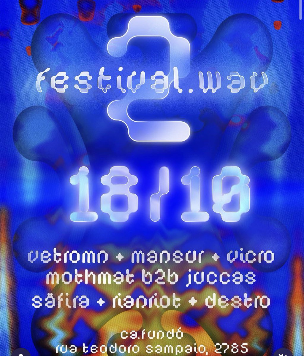 vetromn's tweet photo. tô felizão de anunciar que temos 2 datas em são paulo em outubro;

10/10 - @/casalabsp 
ingressos: https://t.co/pmiMrwHQF4

18/10 - @festa_wav 
ingressos: https://t.co/LHV8CX9I6O

vai ser a primeira vez que toco as músicas do novo ep [e + novidades] então vejo vocês lá ! 

☆ https://t.co/h8pTOSqb7j