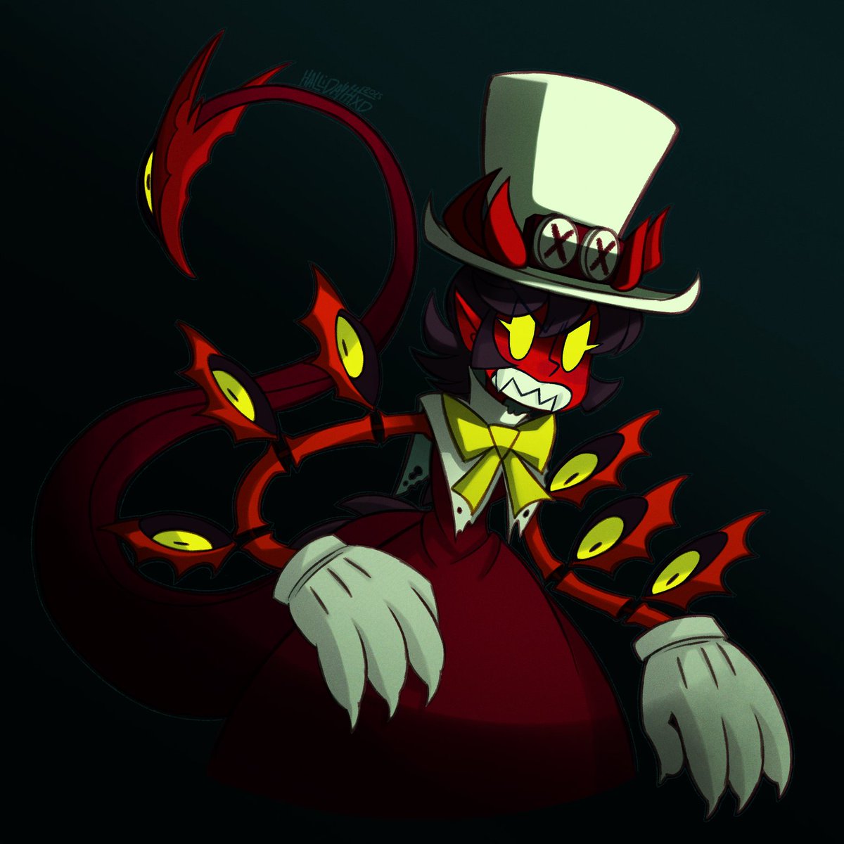 Demon Peacock de <a href="/thrice_double/">Double</a>
Light Mode // Dark Mode 
#Skullgirls #skullgirlsfanart