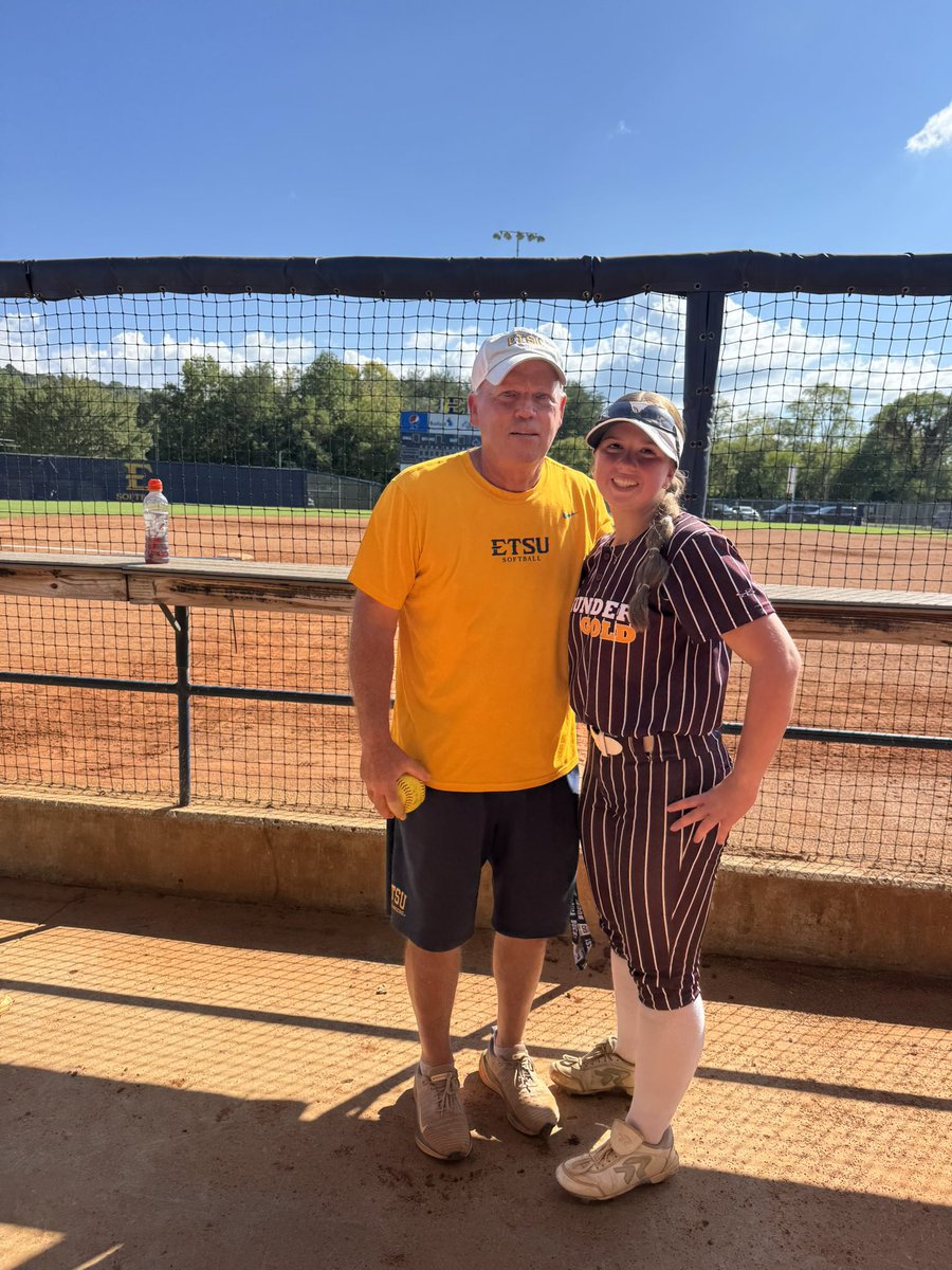 I had a great time at <a href="/ETSUSoftball/">ETSU Softball</a>  camp on Sunday. I learned a lot and I’m excited to apply it in practice and games. <a href="/CoachmilliSB/">Cheryl Milligan</a> <a href="/RickWagnerr/">RickWagner</a> <a href="/TSThunderGold/">Tri-State Thunder Gold 16U/18U</a> <a href="/TSThunder16U/">TSThunderGold16U</a>