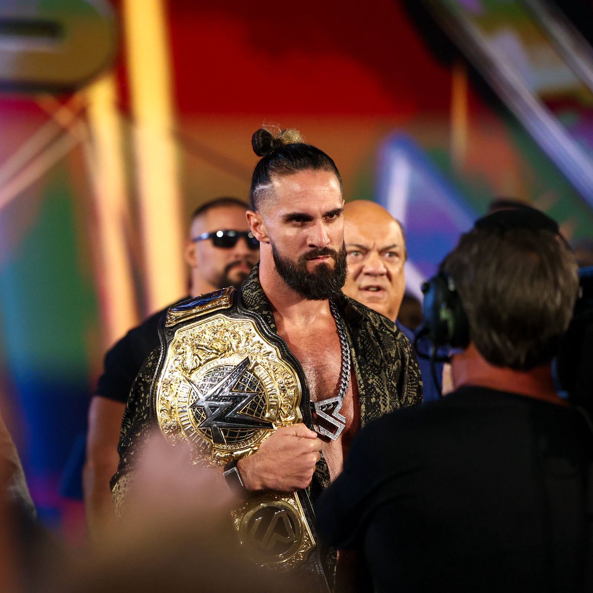 TheySingAlong's tweet image. How many did I win, huh? That’s your big closer? That’s the question you want to leave #WWERaw on?

Typical.

You get handed the mic, and instead of rising to the occasion, you reduce everything we’ve done, every war we’ve fought, to a scorecard.

Seriously, real original stuff.