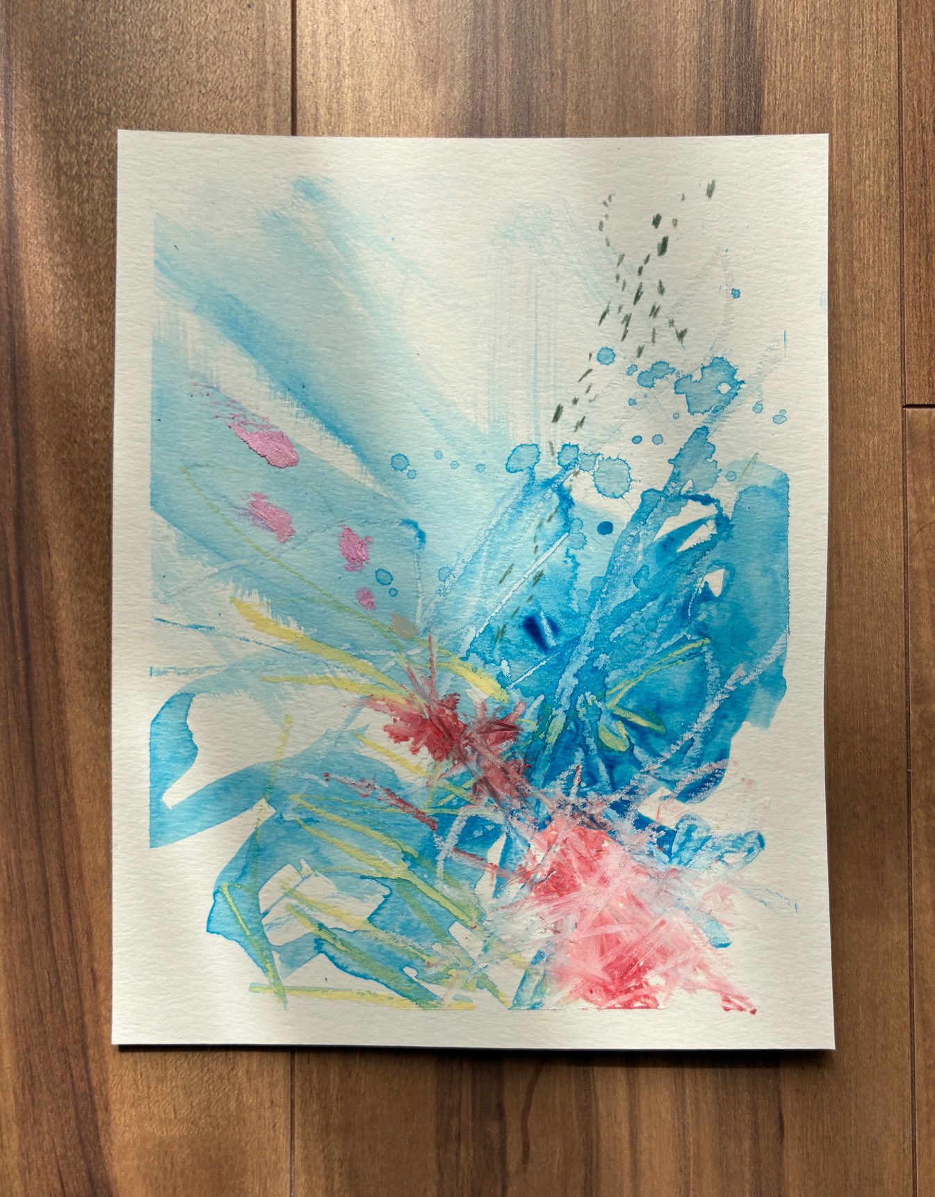 o*i様 「 約束された未来 」｜絵画 原画 抽象画 絵 動物画 ドローイング きのしたかおり|抽象画 on X: 