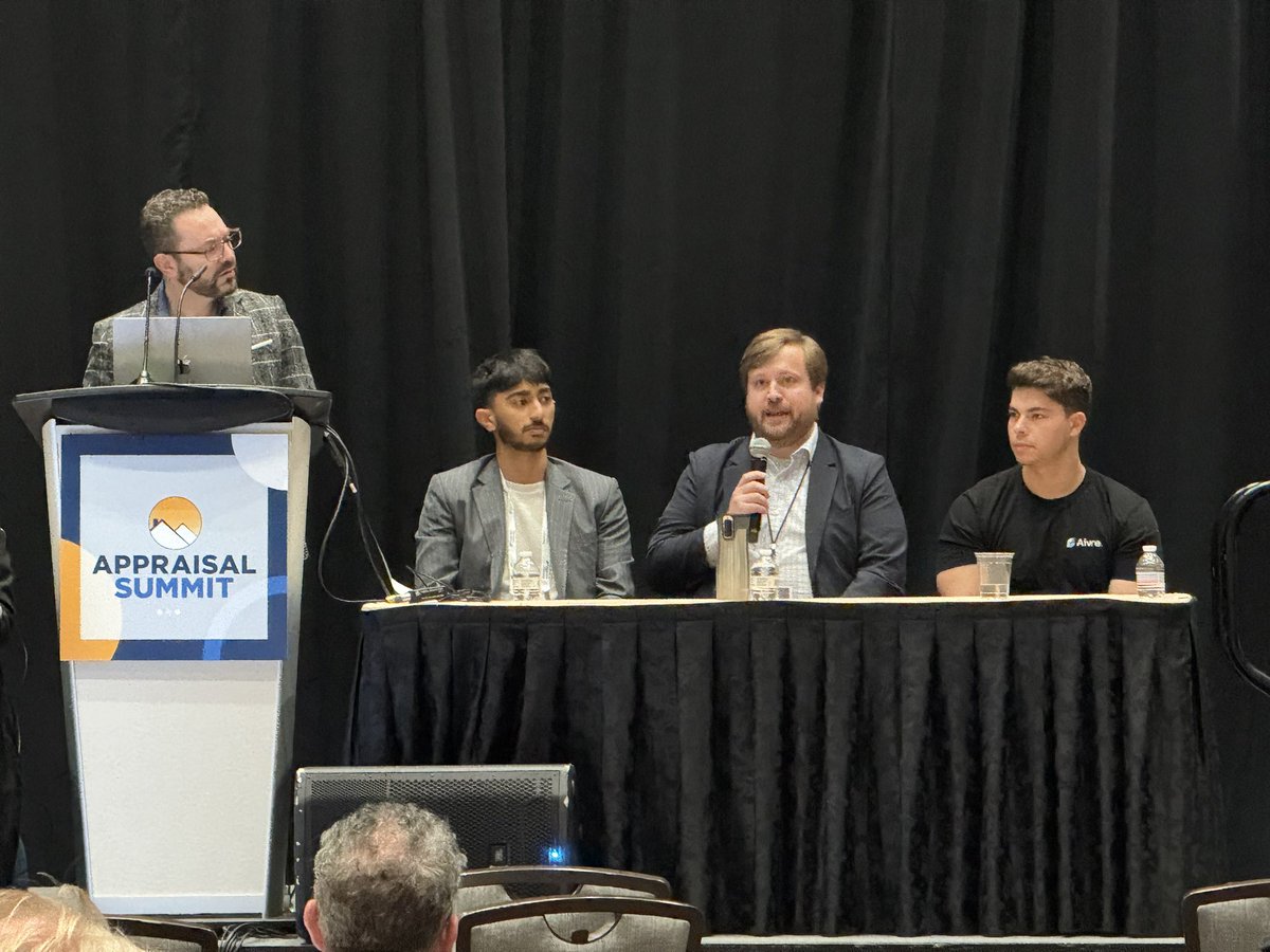 SFREP's tweet image. SFREP CEO Remington Jones on a “fireside chat” panel about UAD 3.6 with other software providers at Appraisal Summit in Las Vegas today.