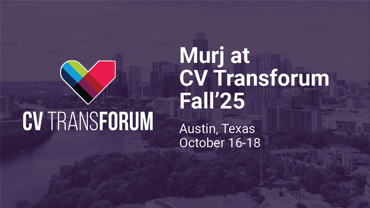 We’re excited to connect with leaders in cardiac device care at #CVTransforum Fall ’25.

A clinician’s job is demanding—a device management solution shouldn’t add to the burden. Murj gives EP teams the clarity and control they need to manage CIED patients with confidence.

The