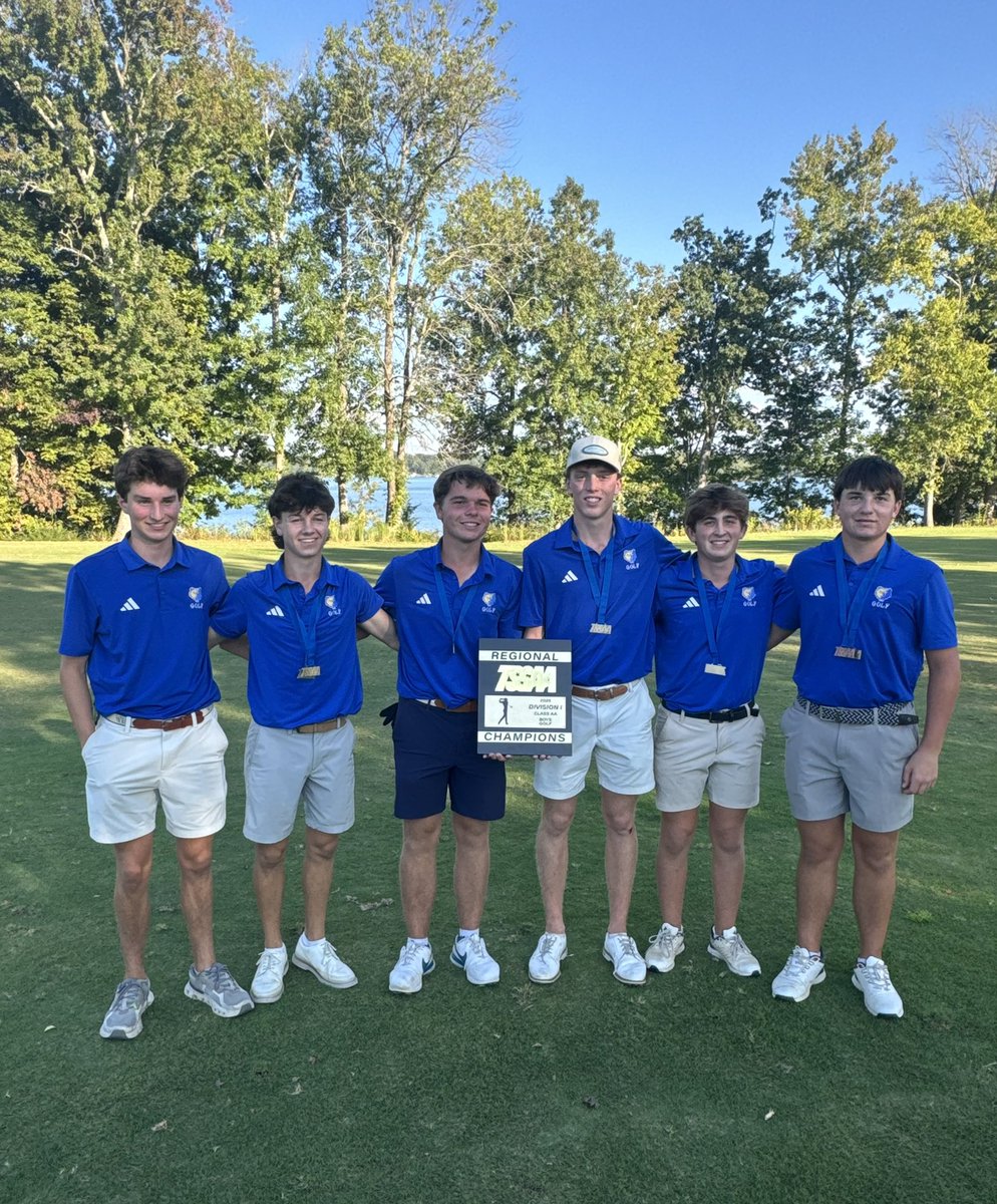 wcsBHSgolf's tweet photo. ⛳️ Region Tournament Results

Brentwood boys’ golf won the region tournament for the third consecutive year! Team score was 281 (-3) at Bear Trace. 

Purifoy 68 (-3) - 2nd overall
Goodrich 69 (-2) - 3rd overall
O’Neal 71 (E)
Lynd 73 (+2)
Laskaris 75 (+4)

@wcsBHS @wcsBHSAD https://t.co/J6J2RJOugO