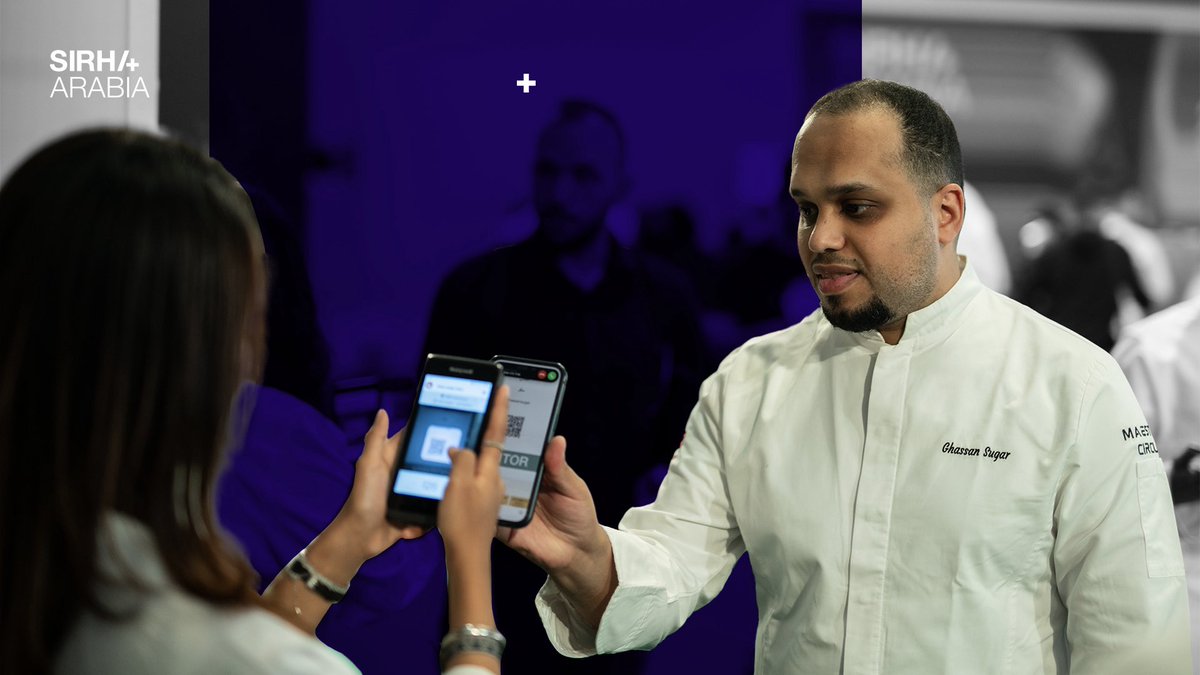 Connection starts with a scan.
At Sirha Arabia, every interaction opens doors to new opportunities.
pass.sirha-arabia.com/visitor.htm

#SirhaArabia #FBLedInnovation #HospitalityLeaders
#Gastronomy #HospitalityInnovation #سيرا_العربية