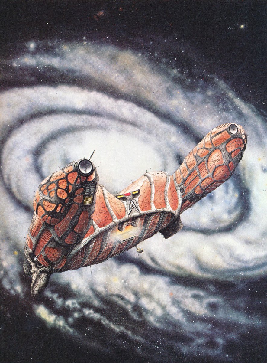 Aurora-Magellan Cruiser by Jeff Ridge from Tour of the Universe by Malcolm Edwards &amp; Robert Holdstock (1980)