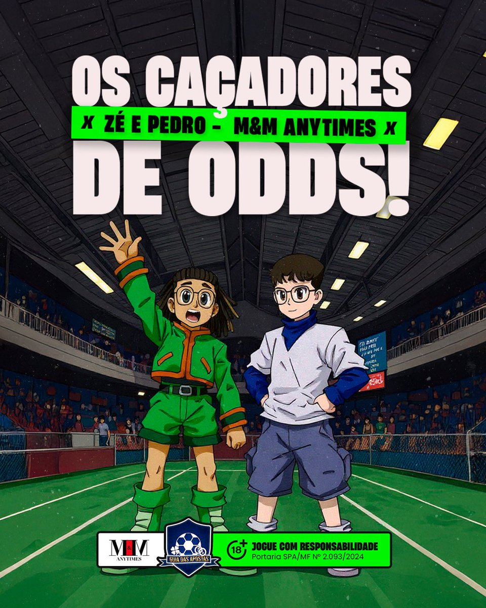 A PRIMEIRA DAS NOVIDADES DE OUTUBRO!

AGORA É OFICIAL: <a href="/ZeMMAnytimes/">Zé - M&M Anytimes</a> e <a href="/PedroMMAnytimes/">Pedro - M&M Anytimes</a> são do Guia das Apostas!

Vocês já conhecem os dois. Pra mim, as principais referências de anytime do mercado. 

Como vai funcionar? Quais as novidades? 

Segue no próximo tweet.