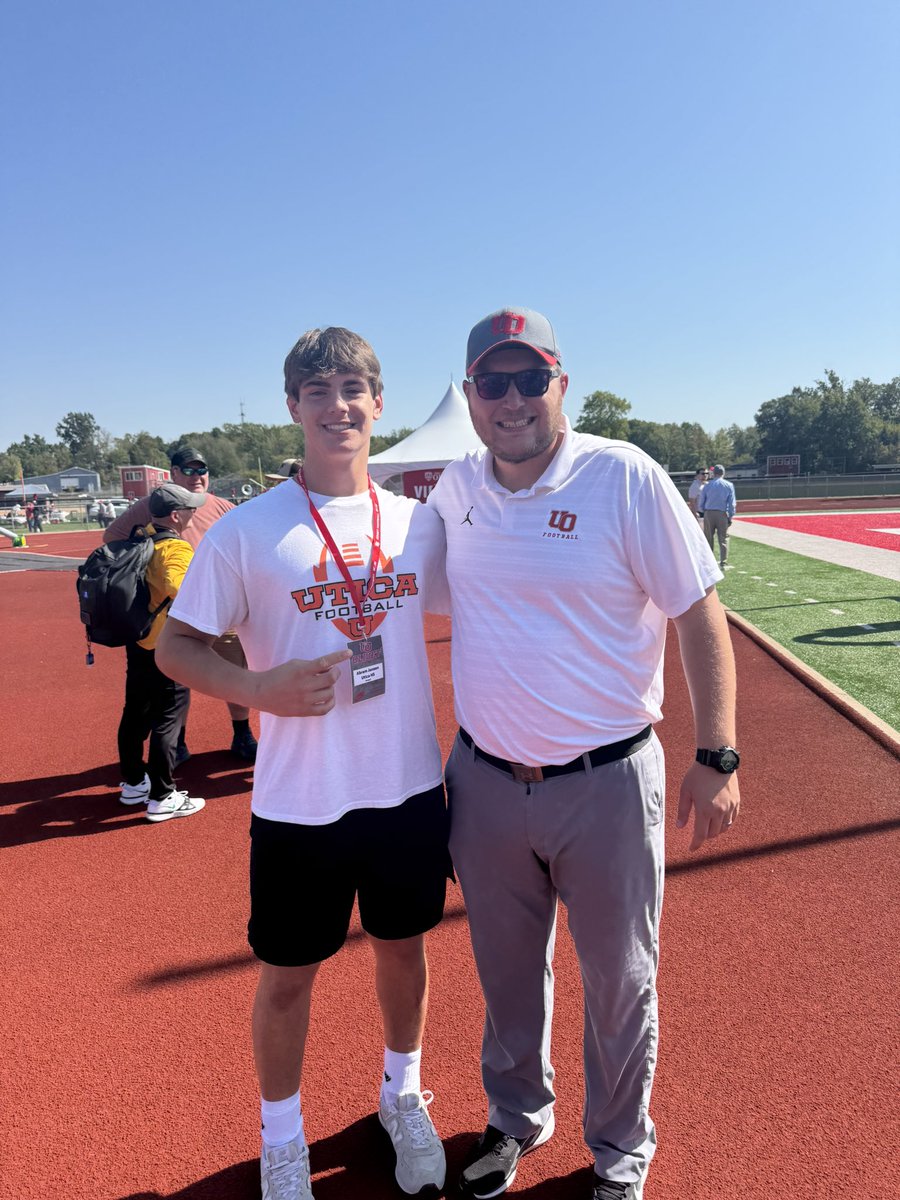 AbramJ2026's tweet photo. Thank you @Coach_Reny for the Game Day Invite! Had a great time seeing campus and learning more about the program.
#Onewin https://t.co/vZWAK5bE6b
