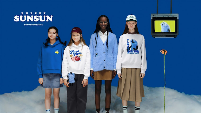 【かわいい】GU×『パペットスンスン』がコラボ！10月31日より登場
news.livedoor.com/article/detail…

レトロでポップなコレクションが登場。スンスンやノンノンの表情がデザインされたニットプルオーバーやふわふわな触り心地のオーバーサイズカーディガン、スンスンのぬいぐるみ型ポーチなどが展開される。