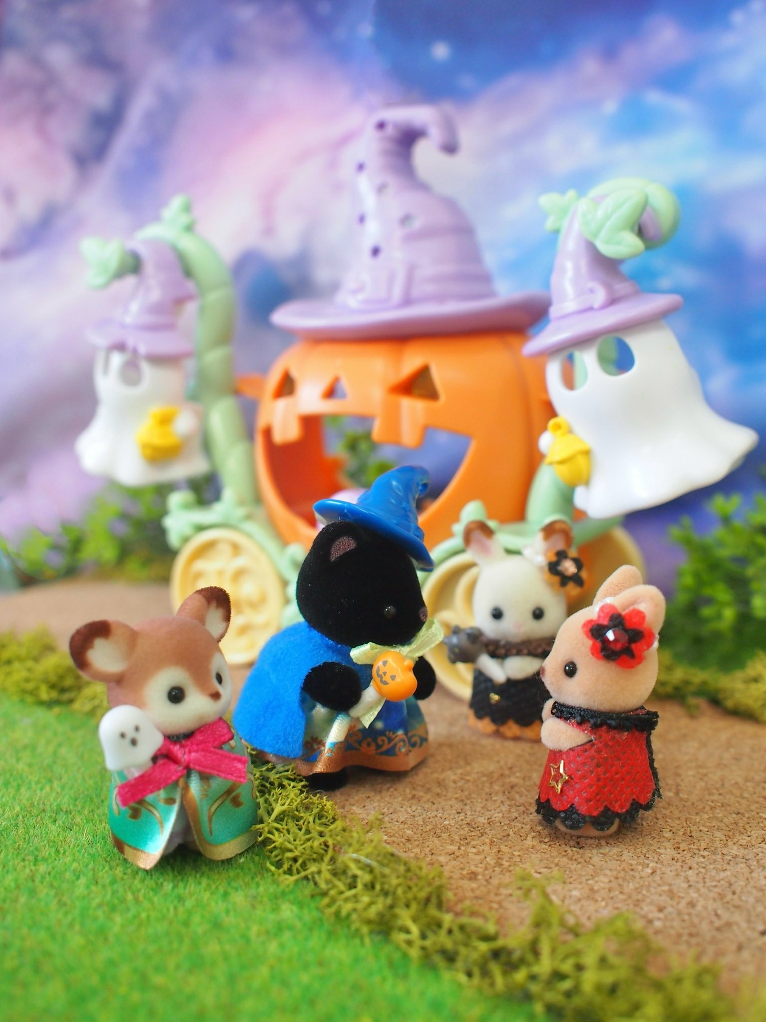 つぎはぎ☆ウサギちゃん&おばけ☆ハロウィン PIKO on X: 
