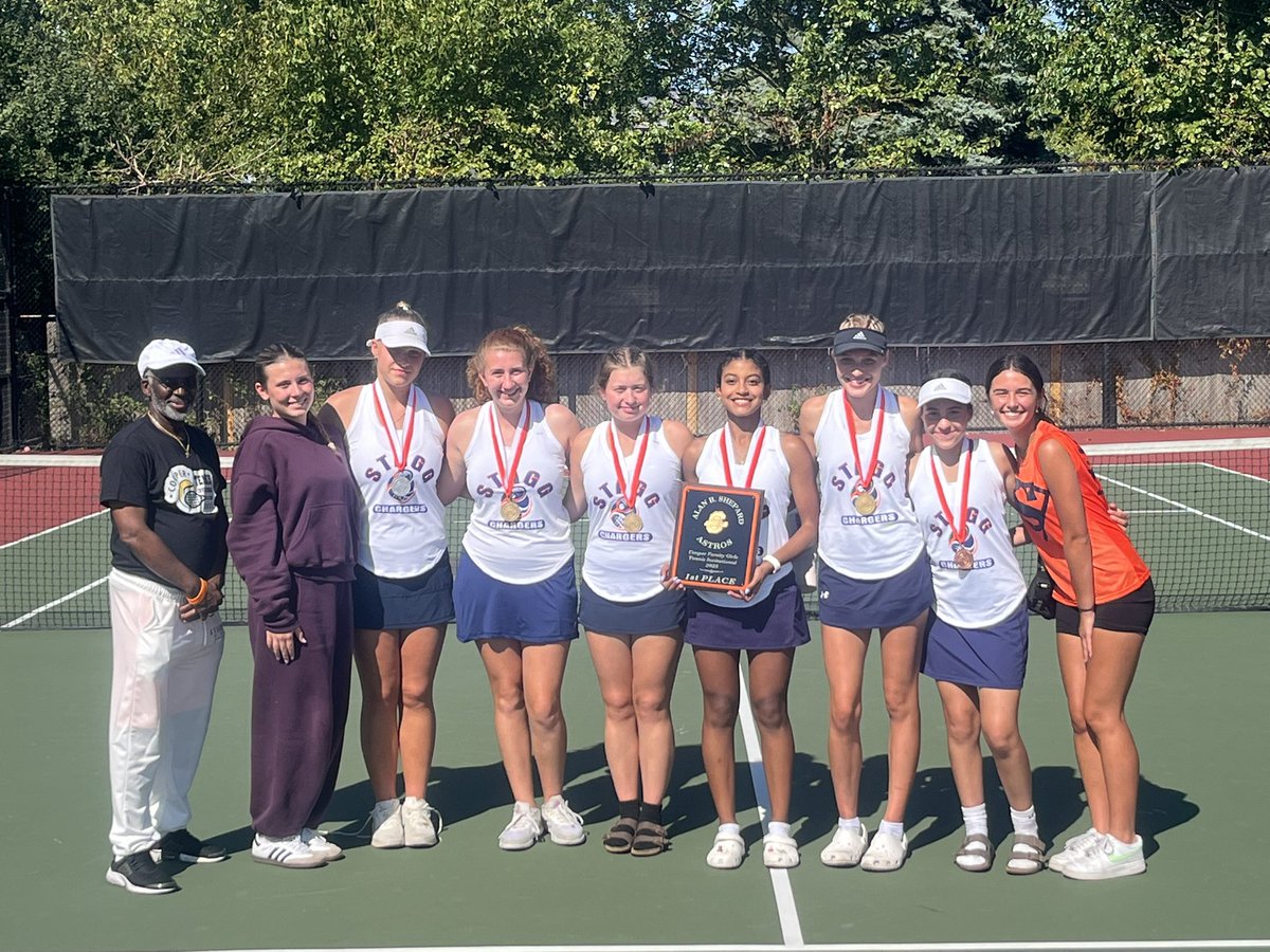 Stagg girls tennis wins the Cooper invite at Shepard high school.  Great team win.  Rehus and Lara took the title at 1 doubles. Vazzana and Heafey won the title at 2nd doubles. Mahmoud took third at 2 singles and Rimkevicius took 2nd at 1 singles. <a href="/StaggAthletics/">StaggAthletics</a> <a href="/StaggHighSchool/">Stagg High School</a>