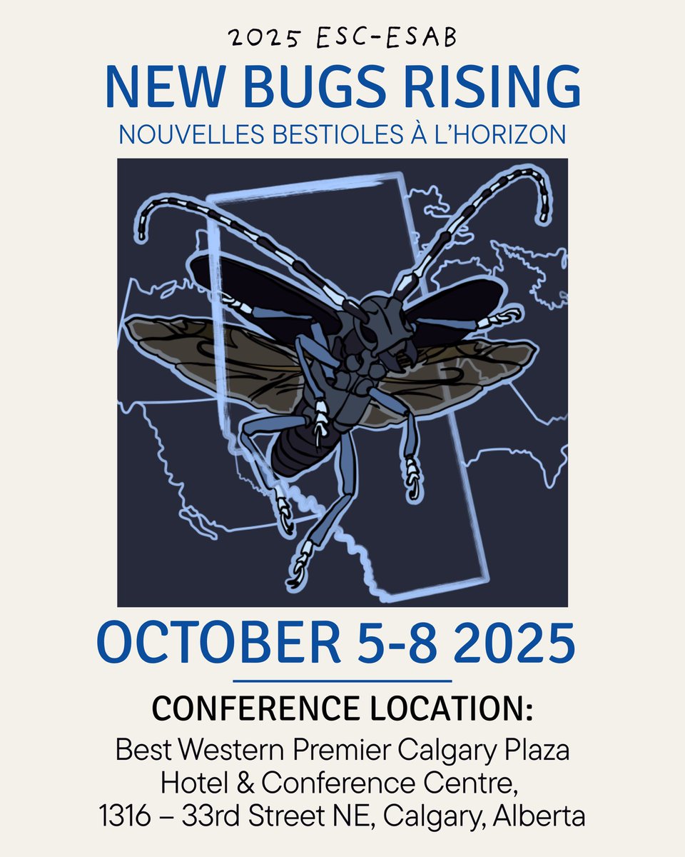 EntSocAlberta's tweet image. The Joint Annual Meeting of the Entomological Societies of Canada and Alberta is approaching fast! 

Interested to see what's on? Check out our event website! entsocalberta.ca/jam2025/