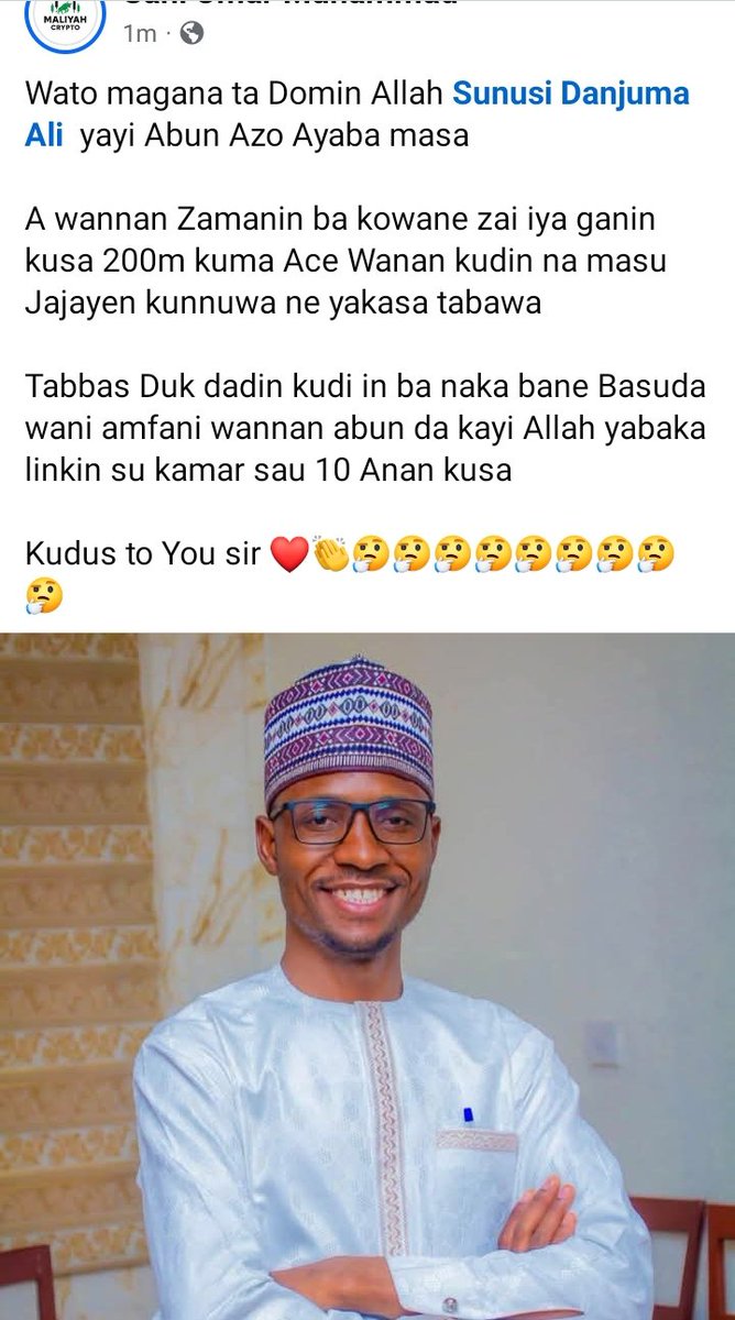 SANI UMAR MUHAMMAD👑 (@maliyah_crypto1) on Twitter photo 