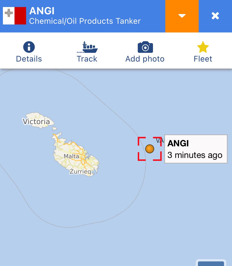 RFNOSBlog's tweet image. 🚨 Suspicious STS Transfer off Malta
Tanker ANGI (ex-Primorsk 🇷🇺, now en route to Misurata 🇱🇾) likely conducted a ship-to-ship oil transfer with VANNA, a Maltese-flagged tanker moored near Malta with no destination.
Possible involvement of sanctioned Russian oil.
#Sanctions #STS…