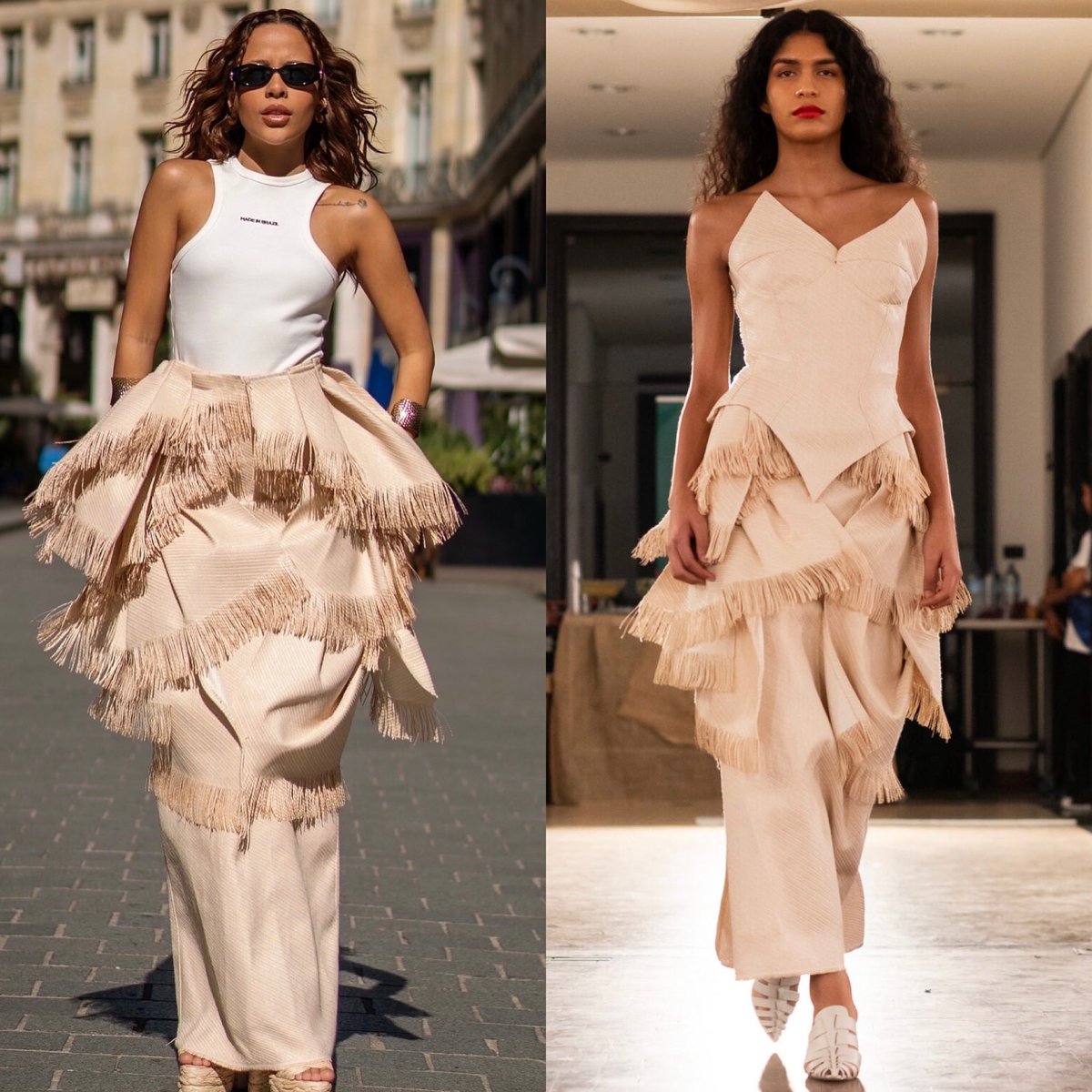 dequemeolook's tweet photo. Laura Brito de Brasilero e regata SOL Brand em Paris. #LauraBrito #Brasilero 

Styling: @guilherme.fracaro 
Prod. de Moda: @rafacavalcanti21
Foto: @danieldomings

📸 Reprodução Instagram / Aivan Moura https://t.co/agYBuQxMRC