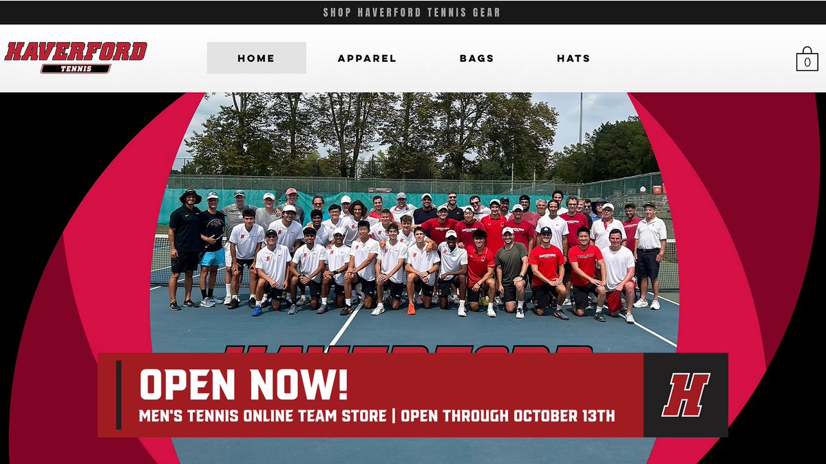 Get ready for the tennis season with the brand new men's tennis team store (<a href="/hcfords_mten/">Haverford College Men's Tennis</a>): 

🎾Check out the link below to grab all your gear.

↪️orendasourcing.wixsite.com/haverford-tenn… 

#GoHCFords #d3ten