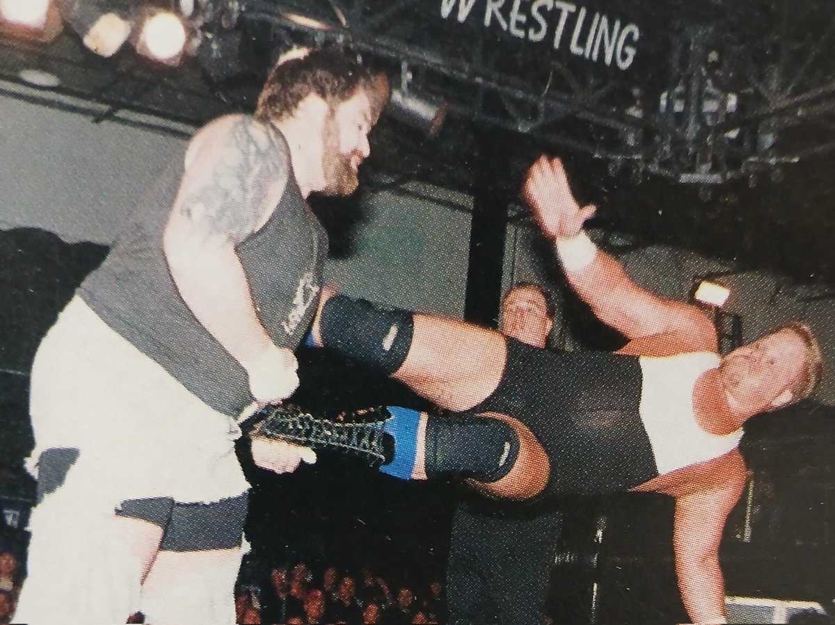 In a dark match before ECW's Barely Legal '97 pay per view,Louie Spicolli faces off with Balls Mahoney.Spicolli would defeat Mahoney in approximately 5:00