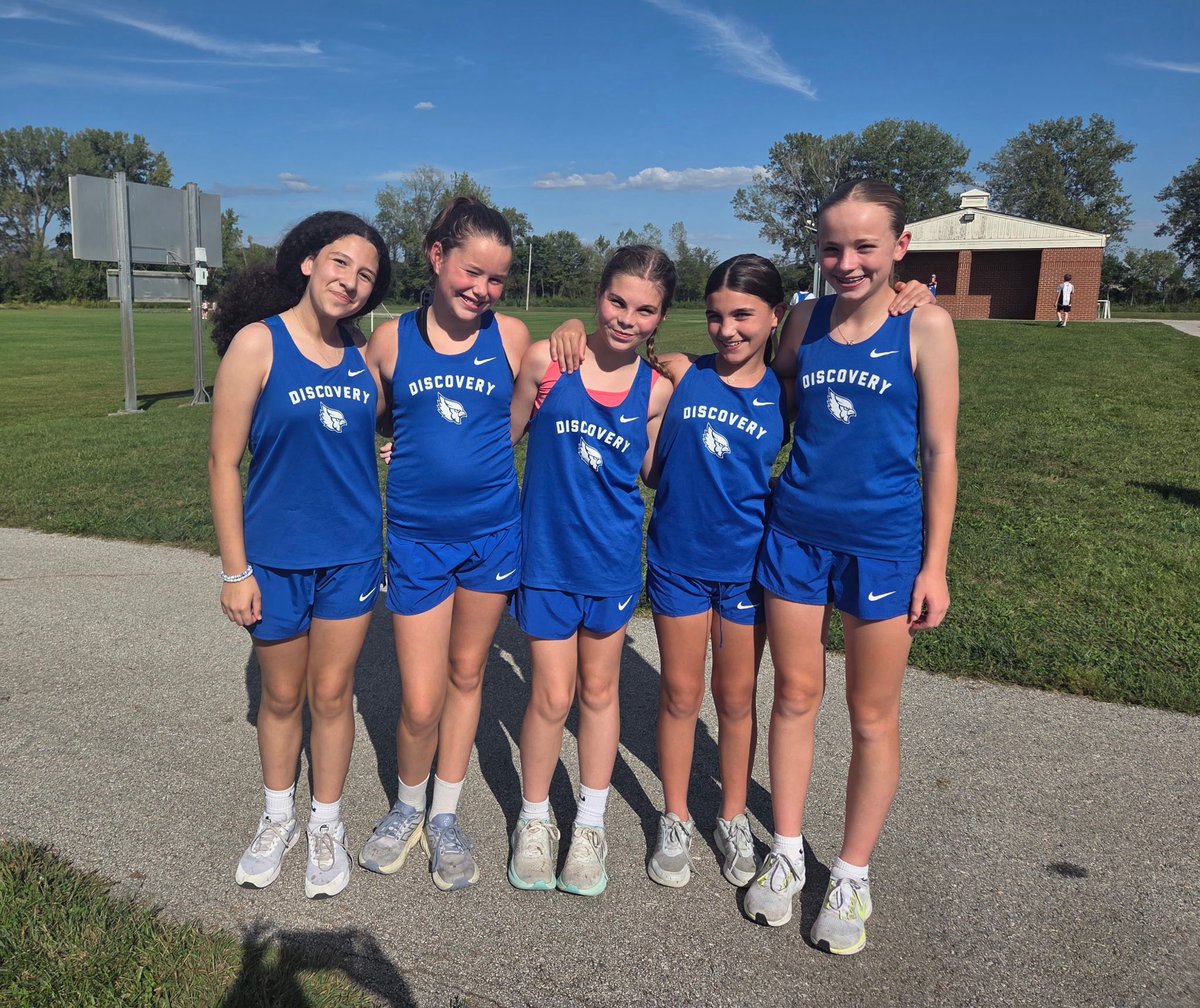 dmsbluejays's tweet photo. Cross Country had a meet this afternoon! Great job, athletes! #DMSLeads #DestinationDMS https://t.co/k5cK4XheIq