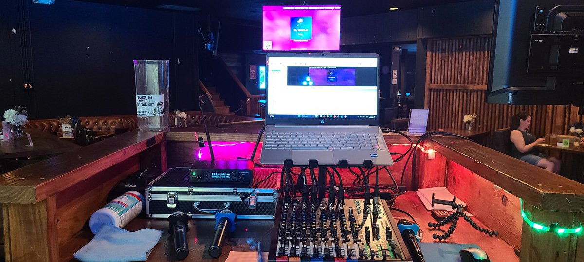 DJ_AMICUS's tweet photo. EXPANDING SMALL BUSINESS SEEKING NEW OPPORTUNITIES!
Who is seeking a professional Karaoke Jockey (KJ) for their Thursday night events at their venue? As experienced and highly recommended, I am looking to expand my schedule for myself and/or my team. Email at amick56@gmail.com https://t.co/Er7SCSih2c