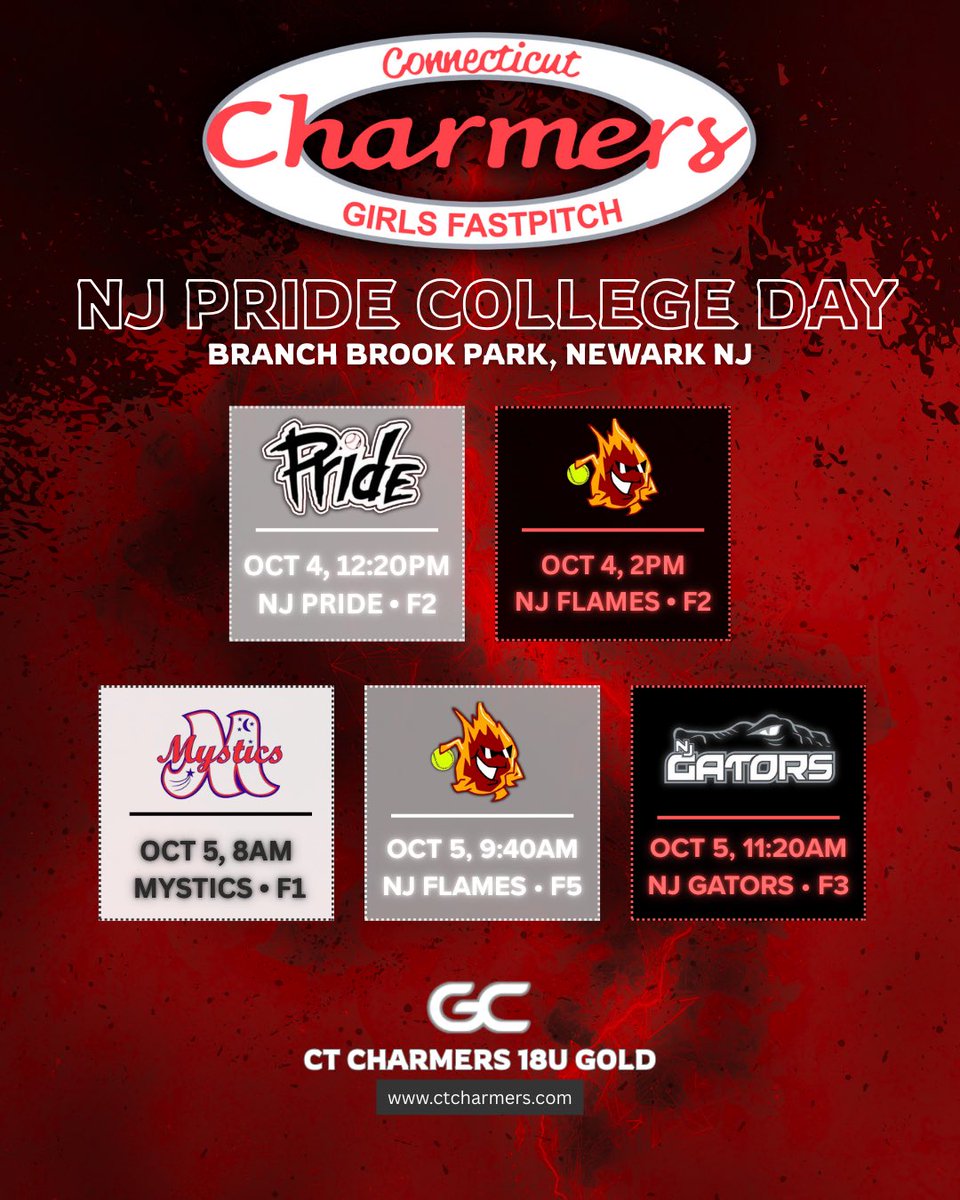 18u Charmers are back at it this weekend in Newark, NJ at the Pride College Day event.