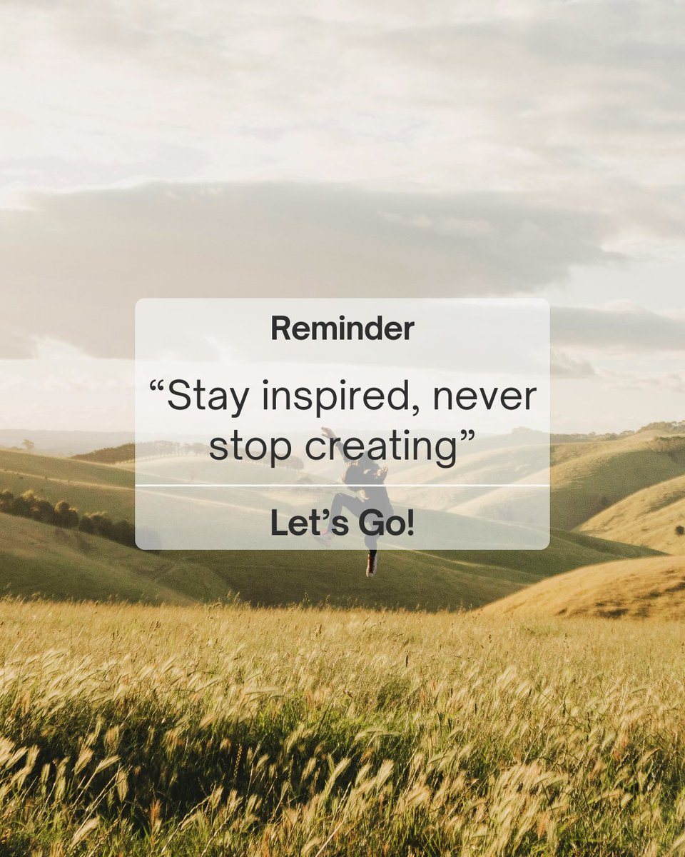 ShellyWilIndy's tweet image. Your ideas have power. Your voice matters. Every stroke, word, or note you share adds light to the world.

Even on quiet days, keep going. Creation is hope in motion. 🌟🖋️

#stayinspired #neverstopcreating #creativeenergy #makemagic #inspiredaily #keepoing