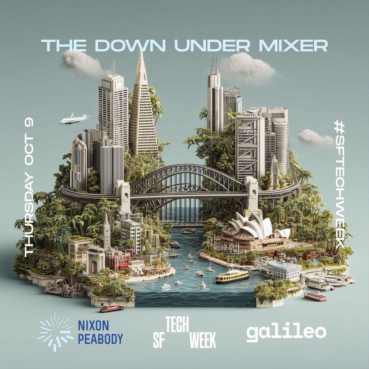 Join us for SF Tech Week!

Introducing the inaugural Down Under Mixer🏄🇦🇺

Galileo Ventures X Nixon Peabody LLP 

Thursday, October 9th partiful.com/e/4JCM4DDk6gI5…