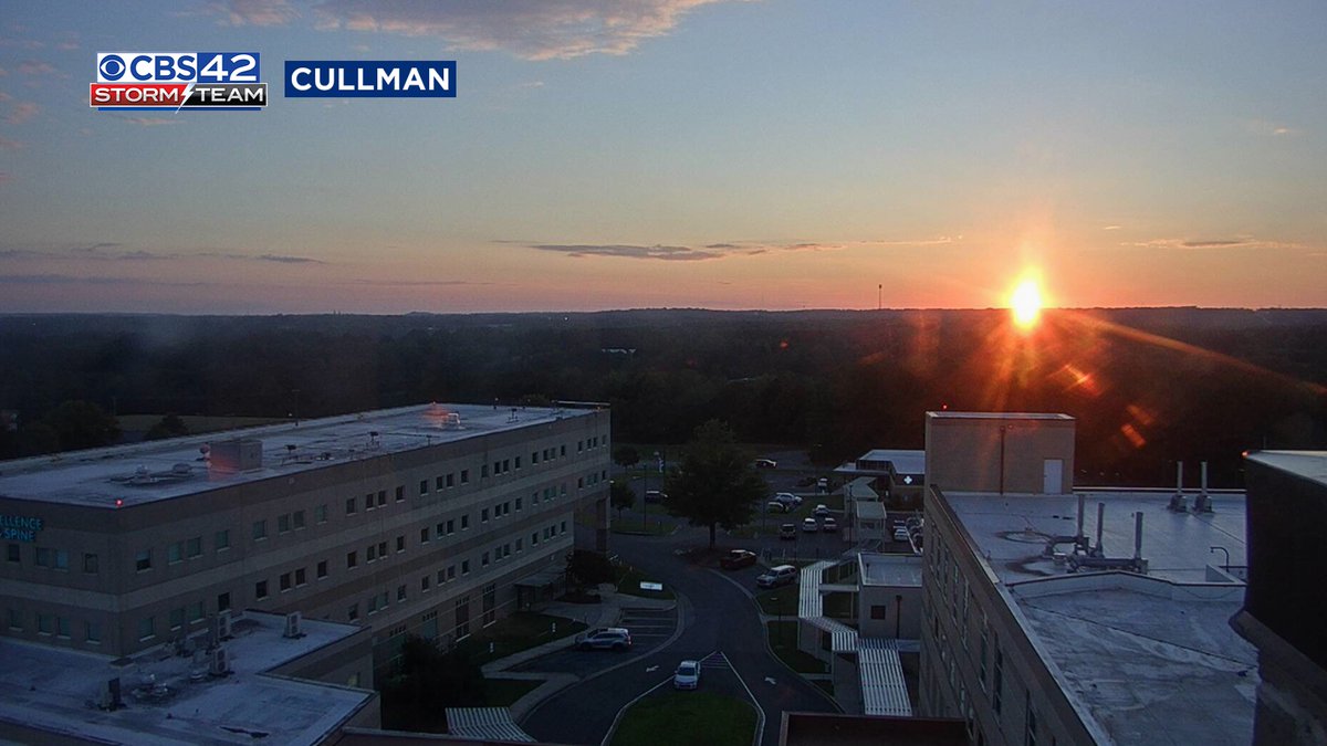 Dave_Nussbaum's tweet image. Gorgeous sunset in Cullman, AL this evening. #alwx #cbs42