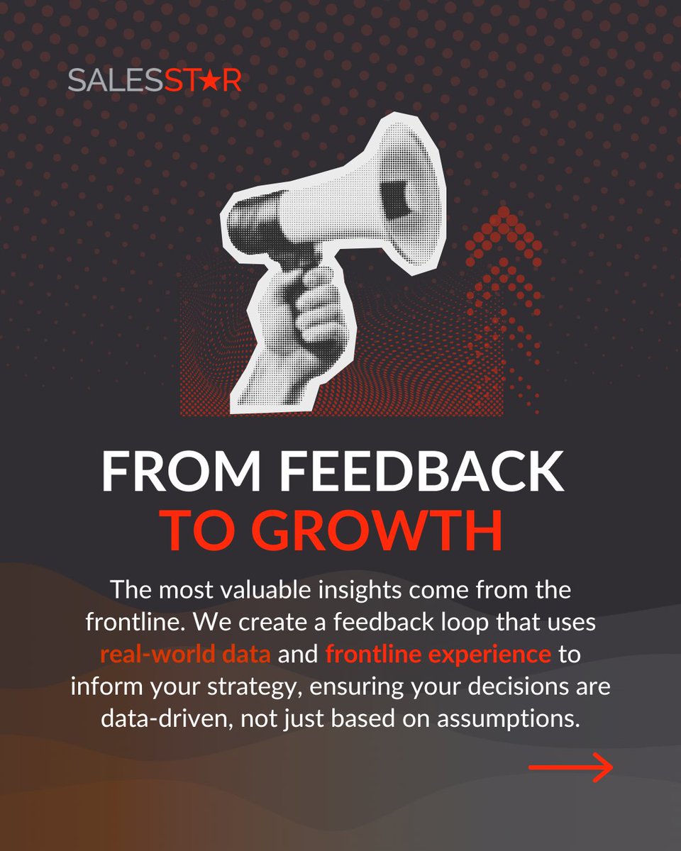 Sales_STAR's tweet photo. Too many leaders treat sales strategy as one-and-done. In today’s market, a static plan leads to irrelevance. Your blueprint must evolve—adapting and improving to stay ahead. Swipe to see how we build cultures of constant refinement for peak performance. https://t.co/DF67eutJ65