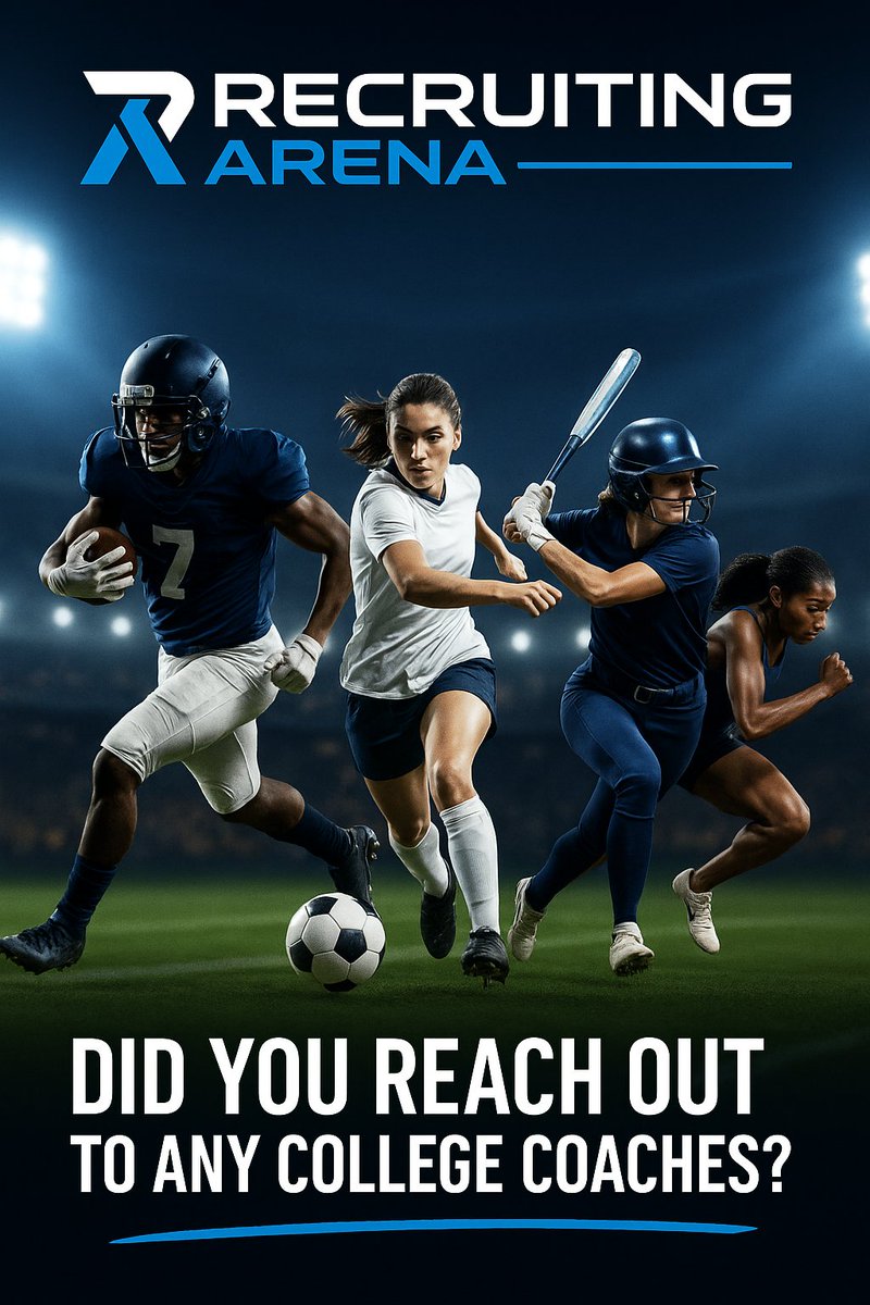 recruitingArena's tweet image. Just a friendly reminder from RecruitingArena.com to reach out to coaches so they know who you are and that you are interested in their program.  #ProactiveRecruiting #TrustTheProcess #StudentAthlete #RecruitngArena #CollegeSports