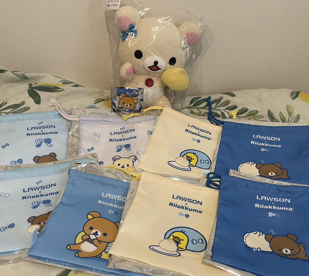 ❤️廃盤品❤️特大❤️リラックマ❤️猫・犬❤️ブルドック❤️ぬいぐるみ San-X リラックマ「ぬいぐるみ雑貨／もーちもちぶらさげ