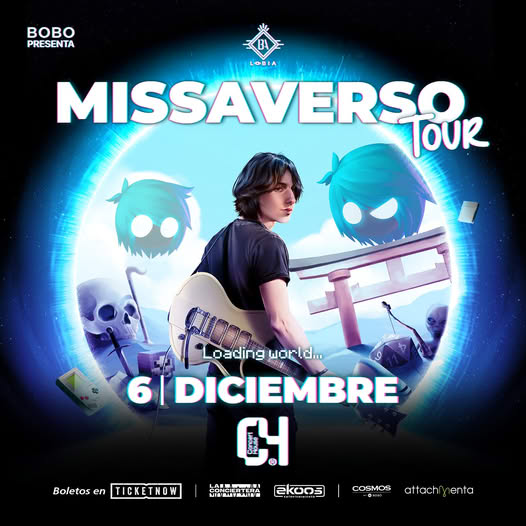 Loading world… 𝐆𝐔𝐀𝐃𝐀𝐋𝐀𝐉𝐀𝐑𝐀 ¡Bienvenidos al 𝐌𝐢𝐬𝐬𝐚𝐯𝐞𝐫𝐬𝐨!
¡Si has seguido toda su carrera en YouTube, es momento de que disfrutes el primer espectáculo en vivo!
Sábado 6 de diciembre 2025
𝐂𝟒 𝐂𝐨𝐧𝐜𝐞𝐫𝐭 𝐇𝐨𝐮𝐬𝐞
Boletos en: <a href="/TicketNowMexico/">TicketNow México</a>