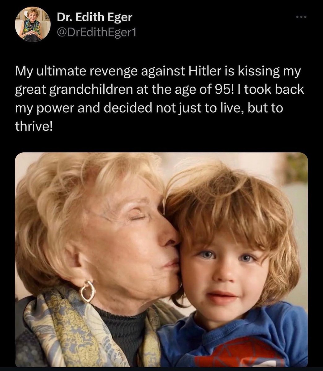 HumansOfJudaism's tweet image. Today, @DrEdithEger1 continues to thrive as we celebrate her 98th birthday. Please join me in wishing her a very happy birthday! #MazalTov