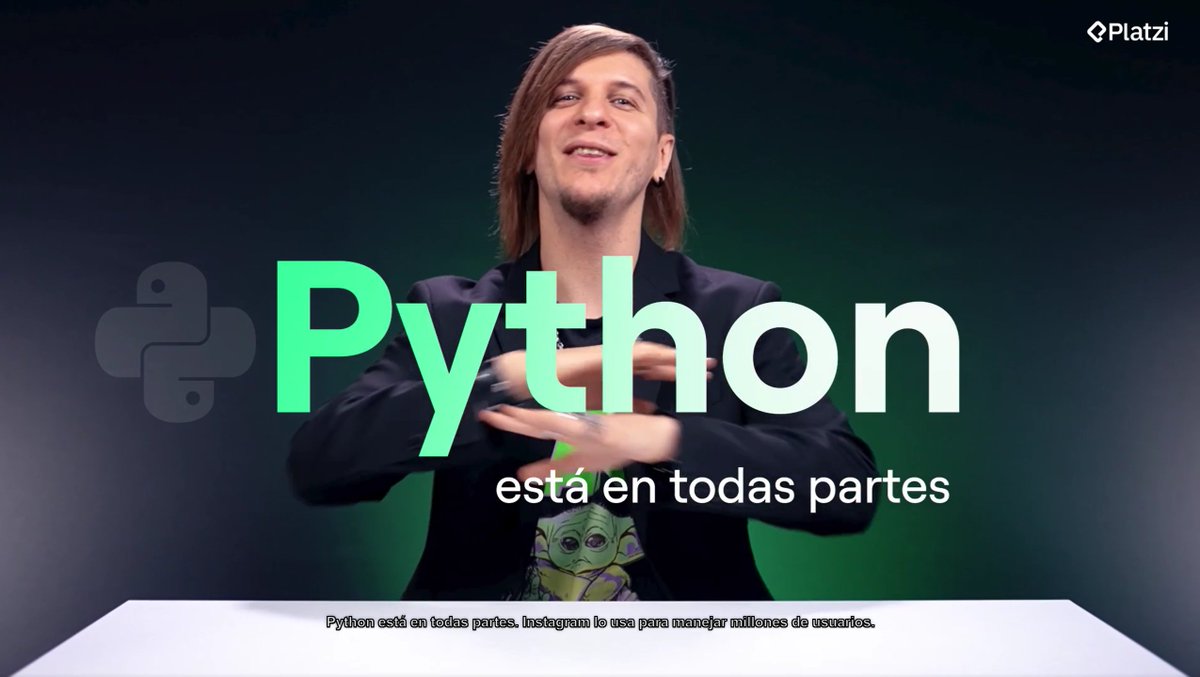 sergiecode's tweet image. 🚀 ¡Ya está disponible en @platzi el curso FUNDAMENTOS DE PYTHON!
Es el primero de los 3 cursos que grabé en los estudios de Platzi en Bogotá, Colombia 🇨🇴
📺 Te invito a verlo acá:
platzi.com/cursos/fundame…
#python #plazti #sergiecode