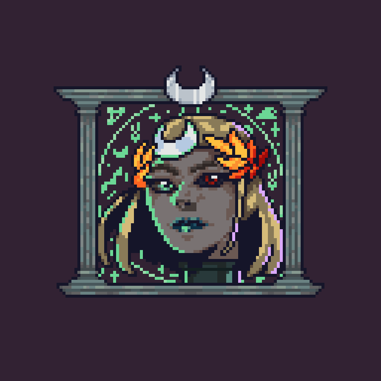 magopixelart's tweet photo. Melinoe fanart portrait

#HadesII 

 #pixelart #pixelartist #aseprite #ドット絵 https://t.co/qoCYnY2M3r