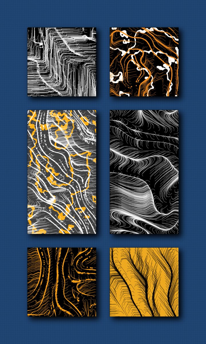 Do any of my previous collectors want a freebie?  I have a couple of spare Little Galleries.  By the way, this is still minting as params on #fxhash.