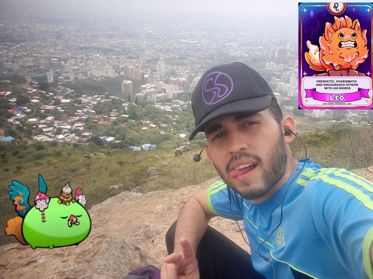 We’re still on a roll. Connecting with nature and discovering beautiful new places. This time, it was the Cerro de las 3 Cruces, in the city of Cali, Colombia. 🇨🇴🌿
#RoninMondaySelfie <a href="/AxieArtGallery/">axieartgallery.ron</a> <a href="/AxieSelfie/">Axie Monday Selfie</a>