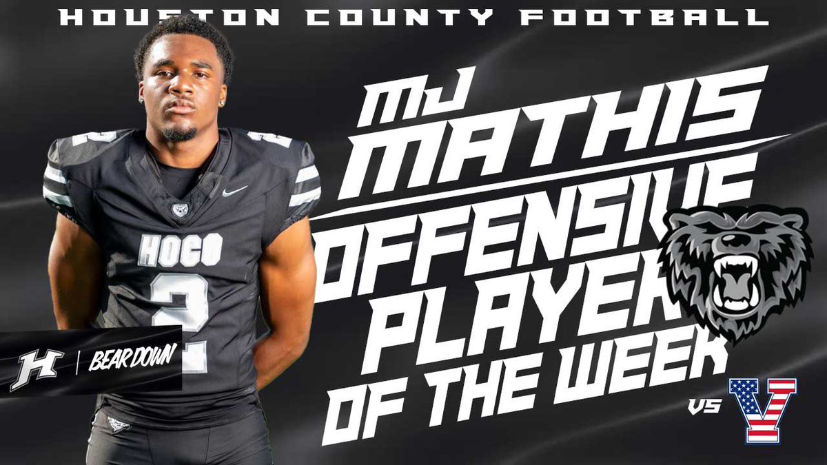 BearDownHOCO's tweet image. Week 6 Players of the Week #Highway96