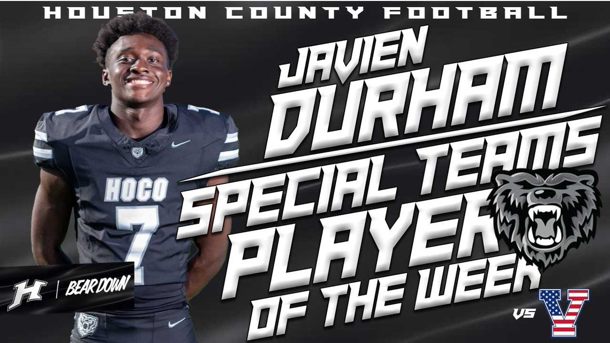 BearDownHOCO's tweet image. Week 6 Players of the Week #Highway96