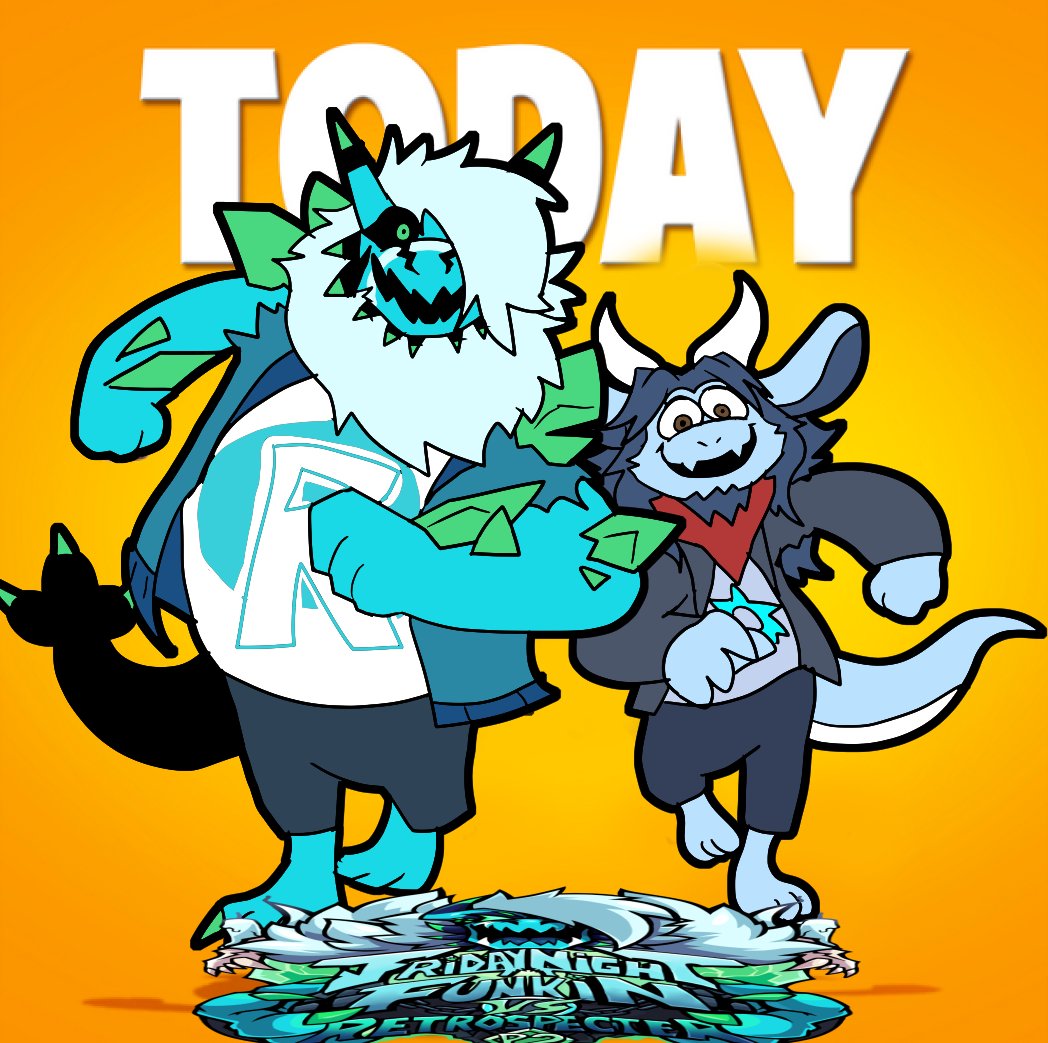 VS RETROSPECTER PART 2 RELEASES TODAY IN 7 HOURS!!! 

7:00 PM EST | 4:00 PM PST | 1:00 CEST 

(art by <a href="/ConwayConartist/">Trevor Touchdown</a> )