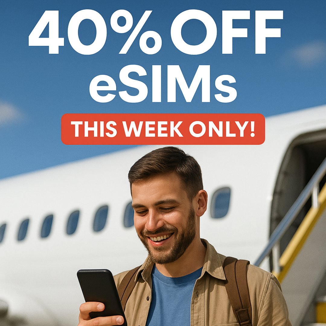 25_travels's tweet photo. ✈️ No SIM card? No problem.
Stay connected in 150+ countries with just one app.
📲 Instant eSIM. No roaming fees.
🔥 Fall deal: 40% OFF now!
Download here 👉 https://t.co/0K2IxiRNjD
Please check out this company @travelyesim
#TravelSmart #eSIM #Travelyesim #Wanderlust #RoamFree https://t.co/ykfvHC3YQu