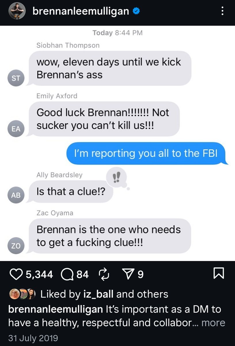 voxconlan's tweet photo. scrolled too far on brennans insta (like a stalker) and found too many cute things that i need everyone else to scream about too https://t.co/jun9uEw9xG
