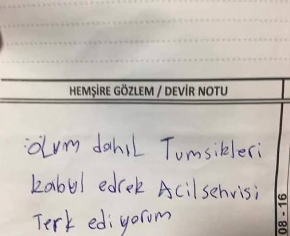 Acillik olup şöyle bi gece geçirdik