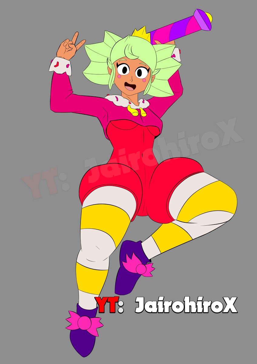 JairohiroX's tweet photo. Asi quedo el dibujo del directo de hoy ♥ una hermosa Mandy, mañana le añadimos mas detalles #BrawlStars #brawlstarsfanart #mandybrawlstars #brawlstarsmandy https://t.co/DezWkrPtR3