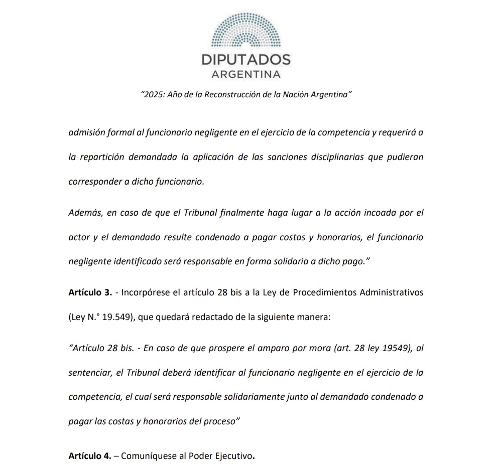 Presenté un proyecto de ley para que los funcionarios respondan patrimonialmente por los gastos que le generan al Estado por su inacción o negligencia.

Agradezco a los diputados <a href="/MaFerAraujoN/">María Fernanda Araujo</a>, <a href="/lilialemoine/">Lilia Lemoine 🍋</a>, <a href="/LoreVillaverde1/">Lore Villaverde</a>, <a href="/ZapataDiputado/">Carlos Zapata</a>, <a href="/jamosalta/">Julio Moreno Ovalle</a>, <a href="/NicolasMayoraz/">Nicolás Mayoraz</a>,